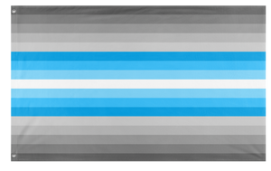 A mockup of the custom flag 'Social Anxiety Pride Flag' on a white background
