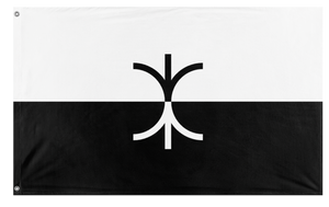 A mockup of the custom flag 'Borderline Pride Flag' on a white background