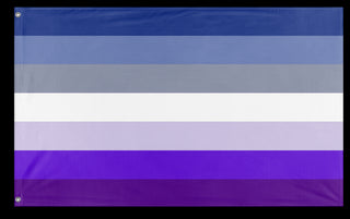 A mockup of the custom flag 'masc lesbian flag' on a white background