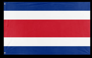 A mockup of the custom flag 'Flag of Costa Rica flag' on a white background