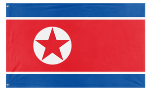 A mockup of the custom flag 'Flag of Korea' on a white background