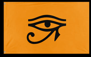 A mockup of the custom flag 'Ancient Egypt Flag' on a white background