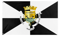 A mockup of the custom flag 'Lisbon Flag' on a white background