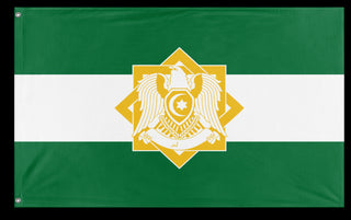 A mockup of the custom flag 'Modernised Al-Andalus Flag' on a white background