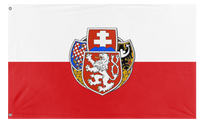 A mockup of the custom flag 'Czechoslovak Legion Flag' on a white background