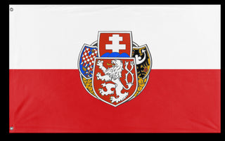 A mockup of the custom flag 'Czechoslovak Legion Flag' on a white background