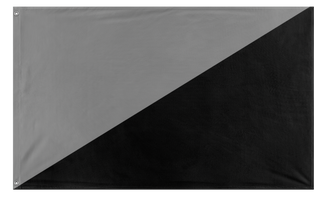 A mockup of the custom flag 'Anarcho-agorism  Flag' on a white background