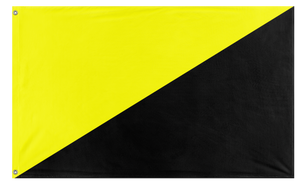 A mockup of the custom flag 'Anarcho-capitalism  Flag' on a white background