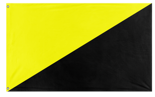 A mockup of the custom flag 'Anarcho-capitalism  Flag' on a white background