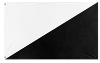 A mockup of the custom flag 'Anarcho-pacifism  Flag' on a white background