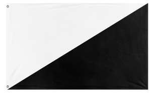 A mockup of the custom flag 'Anarcho-pacifism  Flag' on a white background