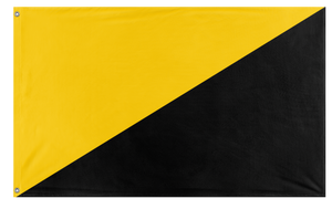 A mockup of the custom flag 'Capitalist Flag' on a white background