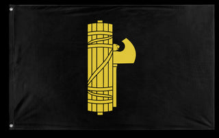 A mockup of the custom flag 'Fascist Flag' on a white background