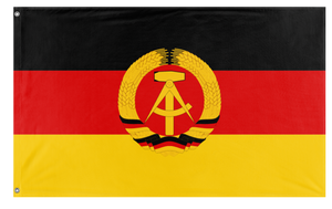 A mockup of the custom flag 'Socialist Germany Flag' on a white background