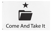 A mockup of the custom flag '3D Printing Flag' on a white background