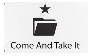 A mockup of the custom flag '3D Printing Flag' on a white background