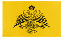 A mockup of the custom flag 'Orthodox Flag' on a white background