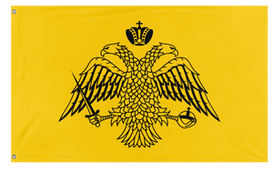 A mockup of the custom flag 'Orthodox Flag' on a white background