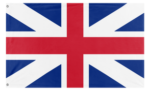 A mockup of the custom flag 'Kings Colors Flag' on a white background