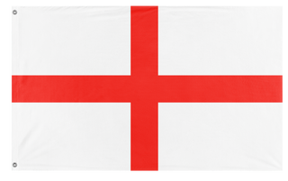 A mockup of the custom flag 'St. George's Cross Flag' on a white background
