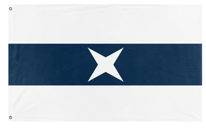 A mockup of the custom flag 'Norbrithia flag' on a white background