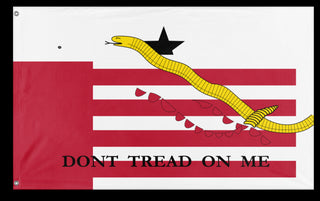 A mockup of the custom flag 'T flag' on a white background