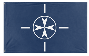 A mockup of the custom flag 'Order of St. Vince flag' on a white background