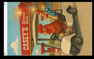 A mockup of the custom flag 'CG BUTTHURT flag' on a white background