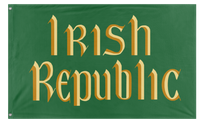 A mockup of the custom flag 'Irish Republic flag' on a white background