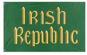 A mockup of the custom flag 'Irish Republic flag' on a white background