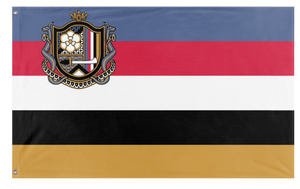 A mockup of the custom flag 'San Magnolia flag' on a white background
