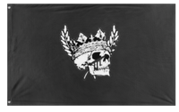 A mockup of the custom flag 'idas flag' on a white background