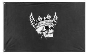 A mockup of the custom flag 'idas flag' on a white background