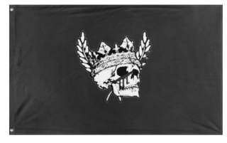 A mockup of the custom flag 'idas flag' on a white background