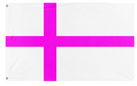 A mockup of the custom flag 'jandonia flag' on a white background