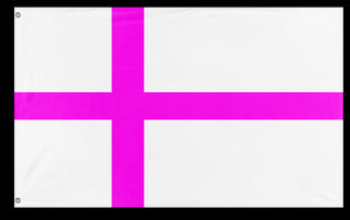A mockup of the custom flag 'jandonia flag' on a white background