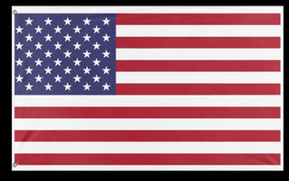 A mockup of the custom flag 'Test 2 flag' on a white background