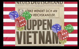 A mockup of the custom flag 'T flag' on a white background