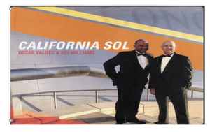A mockup of the custom flag 'California Sol flag' on a white background