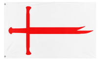 A mockup of the custom flag 'Flag of Shia England flag' on a white background