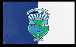 A mockup of the custom flag 'munchie flag' on a white background