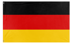 A mockup of the custom flag 'Germany flag' on a white background