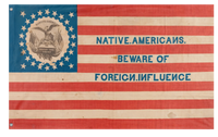 Know nothing flag (JWB)
