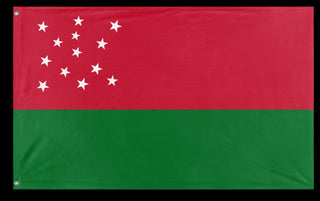 A mockup of the custom flag 'T flag' on a white background