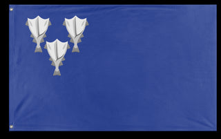 A mockup of the custom flag 'Revolutionary Iceland flag' on a white background