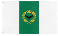 A mockup of the custom flag 'Freedom flag' on a white background