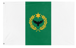 A mockup of the custom flag 'Freedom flag' on a white background