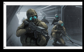 A mockup of the custom flag 'T flag' on a white background