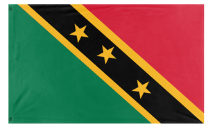 A mockup of the custom flag 'Saint Marie flag' on a white background