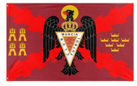 A mockup of the custom flag 'vf flag' on a white background